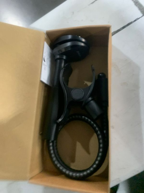 Photo 1 of ***MISSING PART***Lamicall Gooseneck Phone Holder Bed - [Nylon Braided] Flexible Arm, 38inch Overall Length, 360 Adjustable Clamp Clip, Overhead Cell Phone Mount Stand for Bed, Desk, 4-7” Cellphone