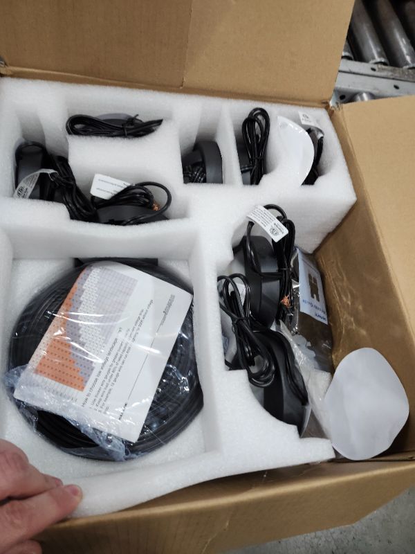 Photo 1 of ************MISSING THE CONTROLL BOX**********
SUNVIE All-in-One Low Voltage Deck Lights Kit, 8 Pack 5W Low Voltage Landscape Lighting with 60W Transformer 100FT Wire and Connectors, 3000K 12-24V AC/DC LED Deck Step Lights for Fence Post Patio