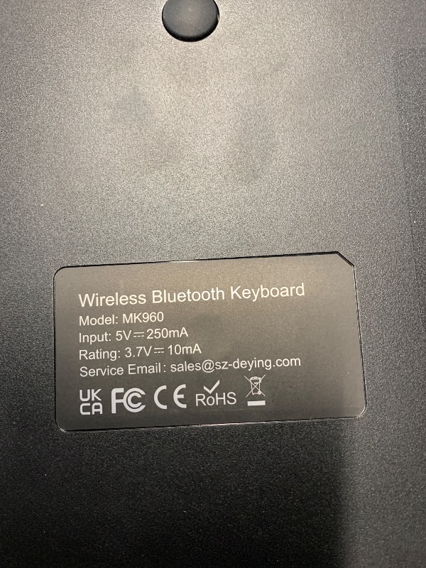 Photo 1 of ***(HEAVILY USED/ MINOR DAMAGE)***MK960 Ergonomic Wireless Keyboard Mouse Combo, Bluetooth/2.4G Split Design Keyboard with Palm Rest and 4 Level DPI Adjustable Wireless Mouse Multi-Device, Rechargeable, for Windows/Mac/Android