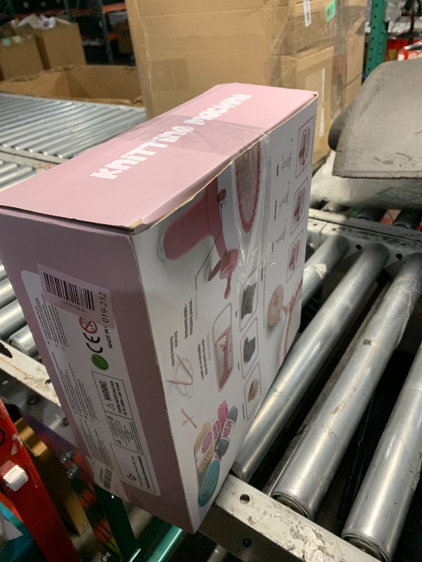 Photo 2 of SENTRO Knitting Machine 40 Needles, Smart Circular Knitting Machine, Double Knitting Loom Machine for Adults Beginners,DIY Knitting Board Rotating Machine for Hat, Scarves, Gloves, Socks (40Pink)