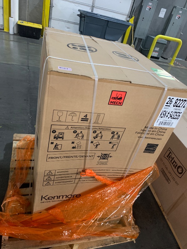 Photo 1 of ***FACTORY SEALED***Kenmore 8.0 cu. ft. Front Load Electric Dryer with Wrinkle Guard & Accela Steam to Reduce Wrinkles, Static & Odors - Smart Sensor Drying - LED - ENERGY STAR Certified - White