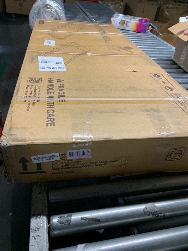 Photo 1 of ***FACTORY SEALED*** Acezoe Walking Pad Under Desk Treadmill with Incline, 2 in 1 Foldable Treadmills for Home Small Office, 300 lbs Capacity, Portable Compact Walking Treadmill with Remote Control, LED Display and Apps