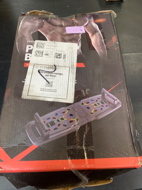 Photo 1 of MQRW Push Up Board,Home Gym,Portable Exercise Equipment,Pilates Bar and 20 Fitness Accessories with Resistance Bands and Ab Roller Wheel,Full Body Workout at Home