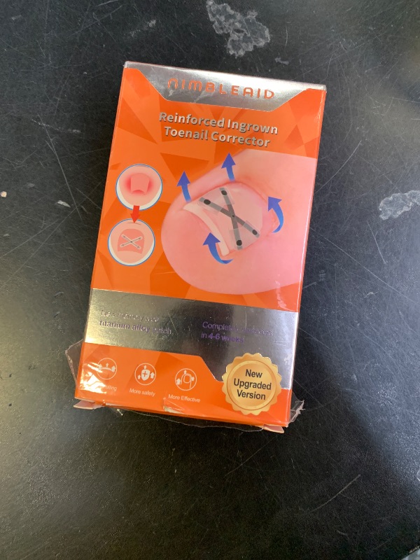 Photo 1 of 10 Patchs X-Shaped Upgrade Titanium Alloy Ingrown Toenail Corrector,At Home Ingrown Toenail Treatment for Man and Women,Ingrown Toenail Removal Kit,Curved Toenail Corrector (Large Size)