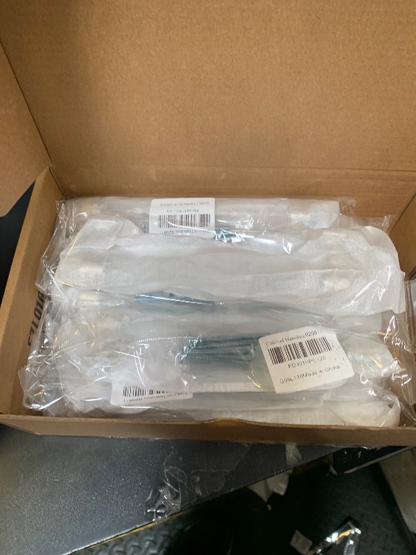 Photo 1 of Orger 10 Pack Cabinet Pulls Clear Acrylic Cabinet Handles 5'' Drawer Pulls Round Tube Modern Silver Hardware Handles Kitchen Cabinet Dresser Drawer Pulls