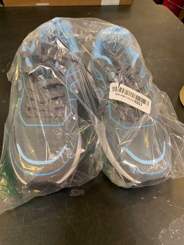 Photo 1 of Autper Womens Arch Support Walking Shoes Plantar Fasciitis Orthotic Tennis Sneakers Comfortable Gym Sports Workout Shoe Greyblue Size 8.5