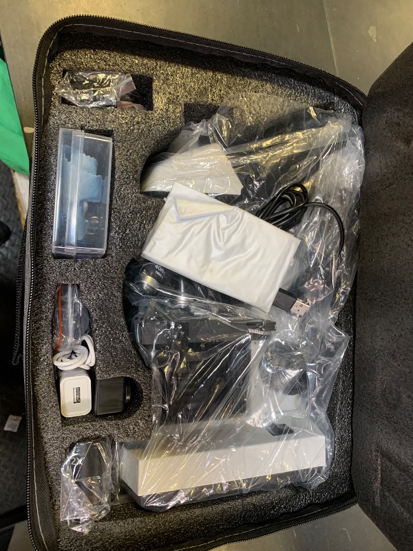 Photo 1 of Woehrsh Trinocular Microscope 40X-5000X Magnification Laboratory Grade with Dual Mechanical Stage and HD USB Camera Microscopes for Adults?Adult Trinocular Microscope with Electronic Eyepiece?