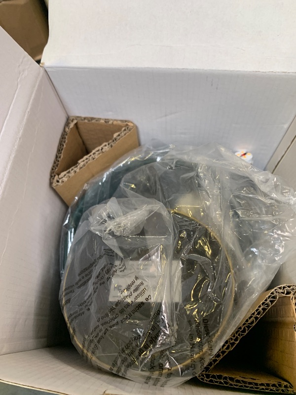 Photo 1 of KDG Cordless Portables Table Lamp Set of 2, LED Fabric Shade Small Desk Lamps, 5000mAh Battery Powered Lighting, 2700K Stepless Dimmable Light for Living Room, Dining Room, Bedroom (Bronze+Green)