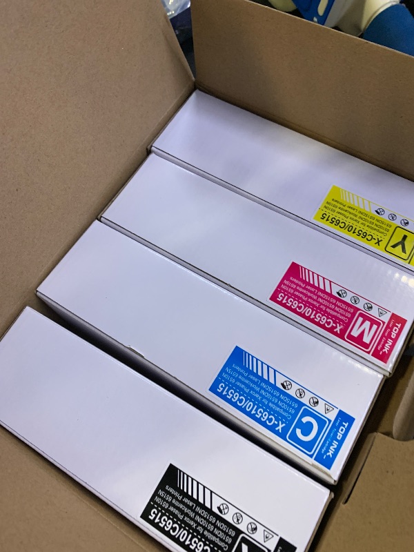 Photo 1 of Workcenter 6515 Phaser 6510 Extra High Yield Toner Cartridge (4-Pack,Black/Cyan/Magenta/Yellow), 106R03490 106R03491 106R03492 106R03480 Toner Replacement for Xerox WorkCentre 6515 Phaser 6510 Printer