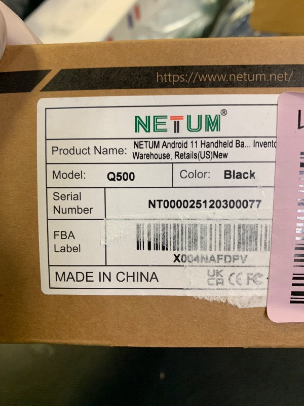 Photo 1 of NETUM Android 11 Handheld Barcode Scanner Terminal Mobile Computer, Wi-Fi 4G BT NFC PDA for Inventory Warehouse, Retails Management (Q500 PDA)