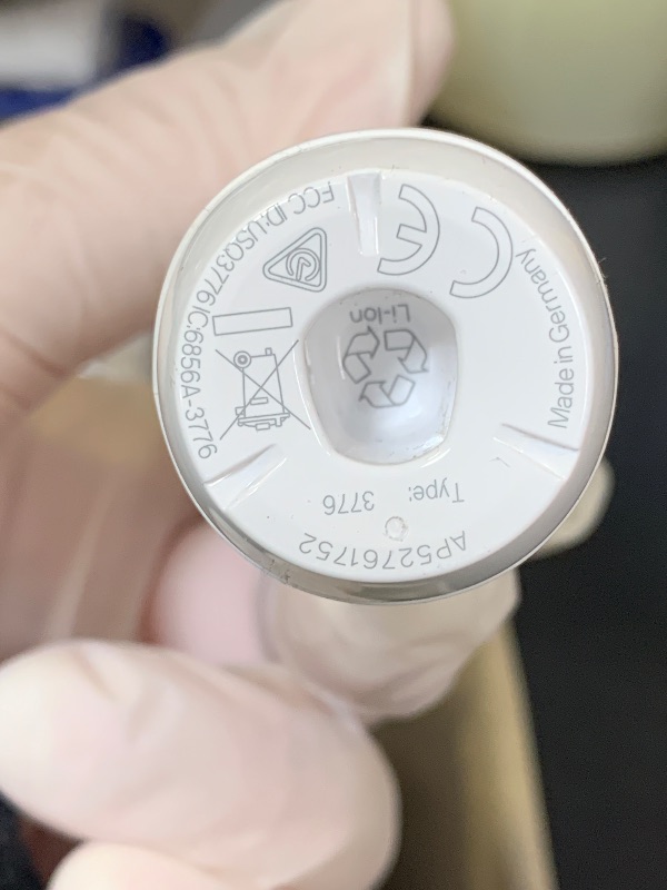 Photo 1 of Oral-B iO Deep Clean + Whiten Rechargeable Electric Toothbrush with Visible Pressure Sensor, 2 Minute Timer, 5 Cleaning Settings, 1 iO5 Limited, 3 Toothbrush Heads, Travel Case & Refill Holder, White