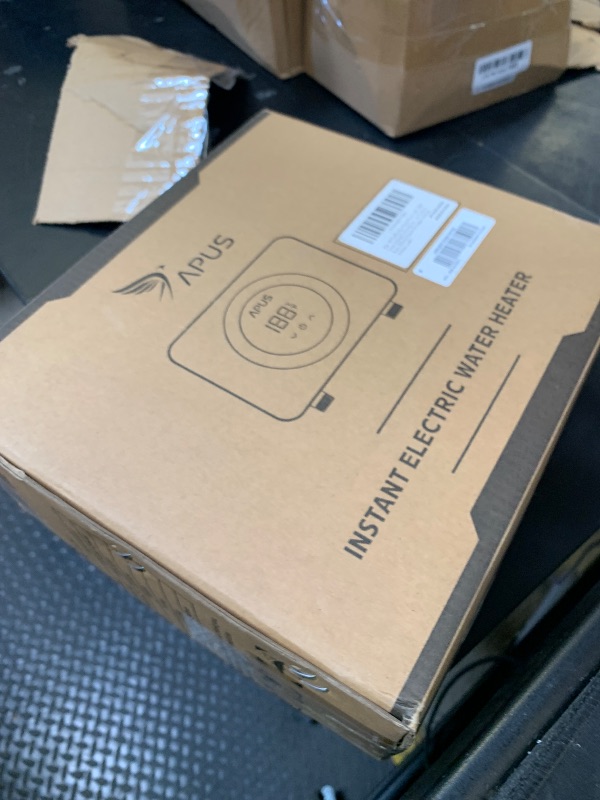 Photo 1 of APUS Tankless Water Heater Electric 240V, 4500W Instant On Demand Hot Water Heaters, Under Sink Point of Use Water Heater, LED Digital Display, Ultra Compact for Kitchen, Bathroom, Laundry