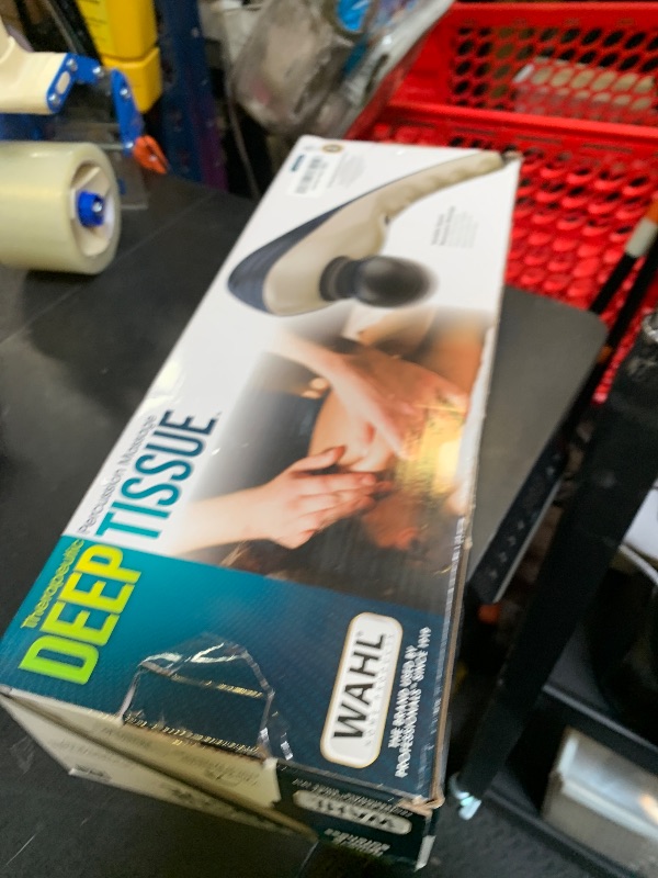 Photo 1 of Wahl Deep Tissue Corded Long Handle Percussion Massager, Handheld Therapy with Variable Intensity to Relieve Pain in The Back, Neck, Shoulders, Muscles, & Legs, FSA Eligible, Model 4290-300