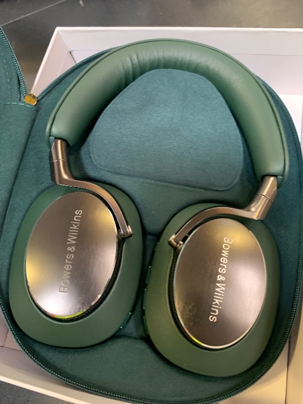 Photo 1 of Bowers & Wilkins Limited Edition Px8 Over-Ear Bluetooth Headphones, Advanced Active Noise Cancellation Wireless Headphones, Luxurious Materials, 30-Hr Battery Life, 15-Min Quick Charging, Dark Forest
