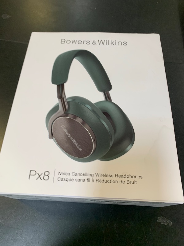 Photo 1 of Bowers & Wilkins Limited Edition Px8 Over-Ear Bluetooth Headphones, Advanced Active Noise Cancellation Wireless Headphones, Luxurious Materials, 30-Hr Battery Life, 15-Min Quick Charging, Dark Forest