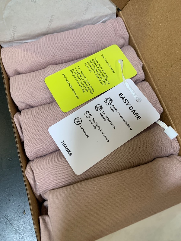 Photo 1 of BATTEWA Incontinence Underwear for Women Washable, Leak Proof Underwear High Waist Cotton,Bladder Leakage 50ML (5Blush, Medium, 5 Pack)