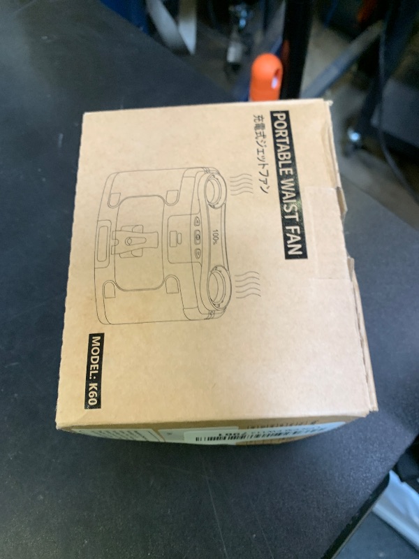 Photo 1 of 20000mAh Portable Waist Fan, Personal Fan Clip on with Rechargeable Battery operated, 40H Cooling,10 Speeds,16000RPM Hands-Free Belt Neck Fan for Outdoor Jobsite Gardening Camping Travel (Grey)