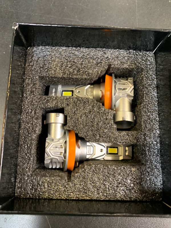 Photo 1 of GloDrv [2026 Upgrade] H-11 Fog Light Bulbs [Latest & Brightest] 24000lm 600% Brighter 1:1 Mini Size Design With 6000k Cool White?Direct Installation Fog Light Bulbs Plug and Play, Pack of 2