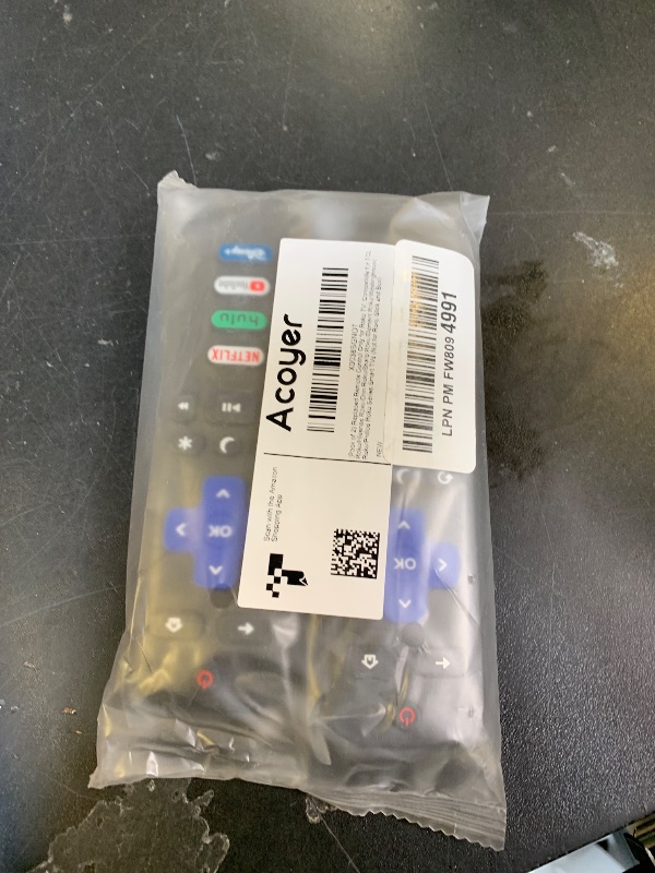 Photo 1 of (Pack of 2) Replacement Remote Control Only for Roku TV, Compatible for TCL Roku/Hisense Roku/Onn Roku/Sharp Roku/Element Roku/Westinghouse Roku/Philips Roku Smart TVs (Not for Roku Stick and Box)
