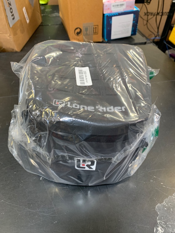 Photo 1 of Lone Rider Motorcycle Tail Pack 8L - Waterproof Motorbike Tailpack Dry Bag with MOLLE Top, Cam Buckle and Loop Webbing Mounts - Fits Most Seats, Rear Racks, Panniers and Saddlebags