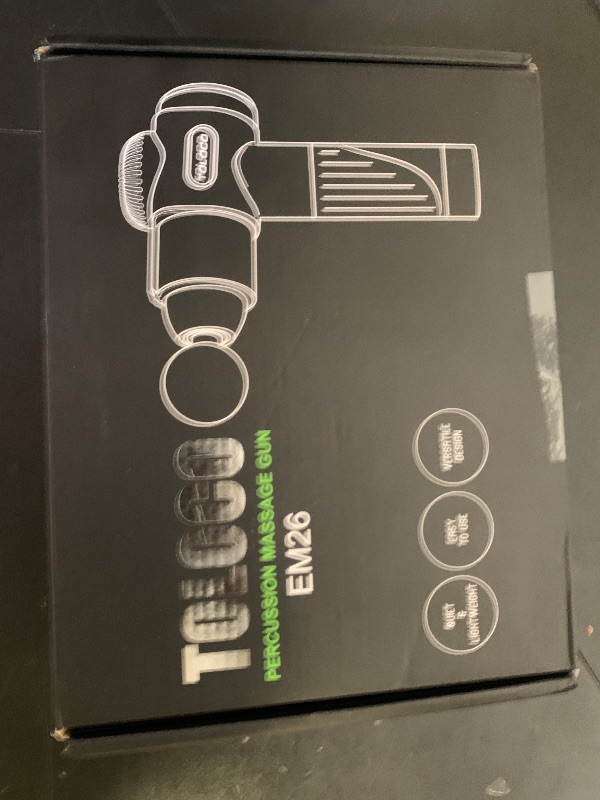 Photo 1 of 
Click to see full view
TOLOCO Massage Gun, Deep Tissue Back Massage for Athletes for Pain Relief, Percussion Massager with 10 Massages Heads & Silent Brushless Motor, Valentines Day Gifts for Him Her, Black