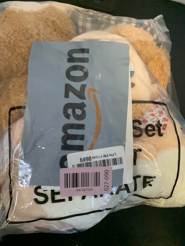 Photo 1 of Lenwen 6 Pcs Family Hand Puppet Set Family Members Puppets with Movable Mouth Soft Plush for Boys and Girls Teens Kids Storytelling Play School Teaching Preschool(Light Skinned)