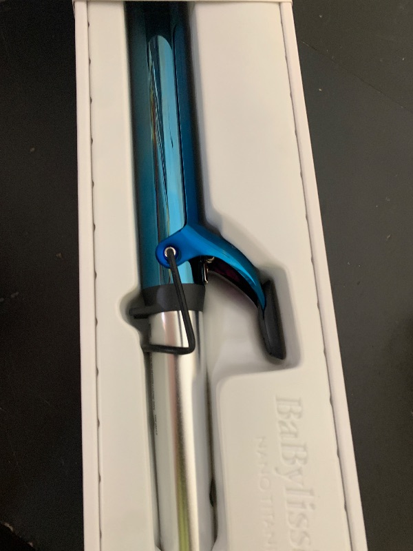 Photo 1 of BaBylissPRO Nano Titanium Professional 1.5" Curling Iron with Extended Barrel Perfect for Longer Hair