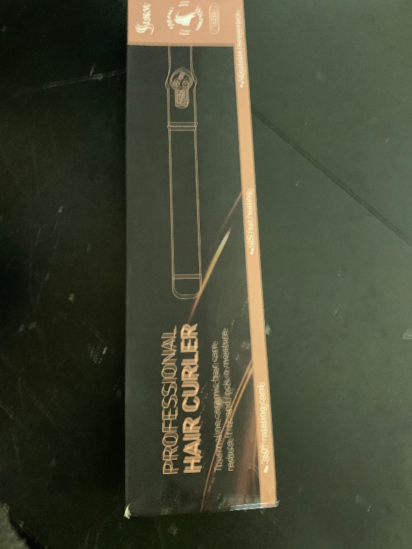 Photo 1 of 1 1/2 Inch Large Curling Wand for Long Hair, 1.5 Inch Dual Voltage Hair Curling Iron Wand Ceramic Extra Long Barrel,10 Adjustable Temp