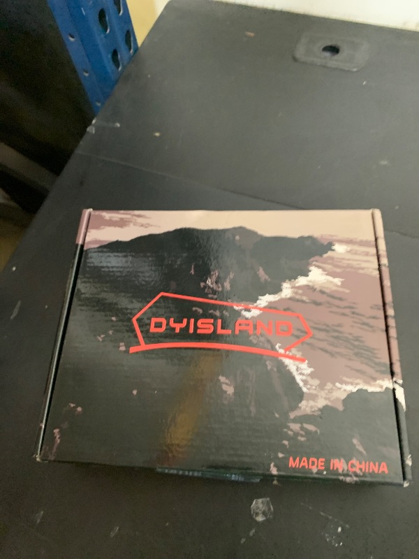 Photo 1 of DYISLAND E-Bike Hydraulic Disc Brake Set 4-Pistons/2-Pistons,2-PIN/3-PIN Pre-Bled with Mineral Oil Brakes Kit,Front and Rear Set,180mm 2.3mm Thick Rotors(Red/2-Pistons/2-PIN/R1850mm/Rear Brake only)