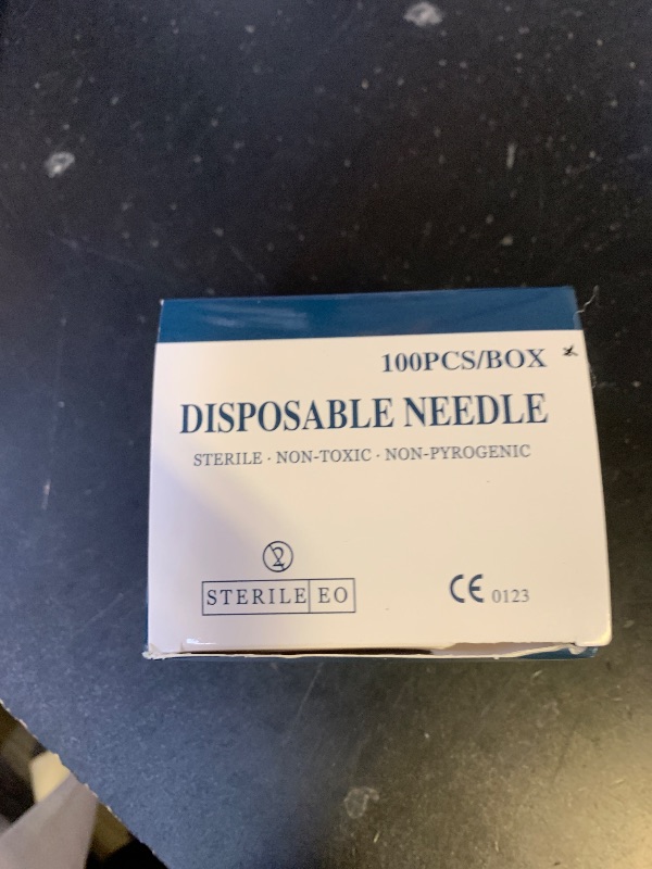 Photo 1 of 100Pack 18Ga 1Inch/25mm Disposable Dispensing Lab Supplies Individually Sealed Packaging