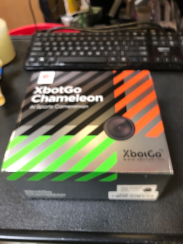 Photo 1 of XbotGo Chameleon AI Auto Sports Action Camera - 4K 60FPS Soccer Camera and Basketball Tracking Camera for Team Sports, Live Streaming, No Subscription, Works with iOS & Android (Lava Graphite)
