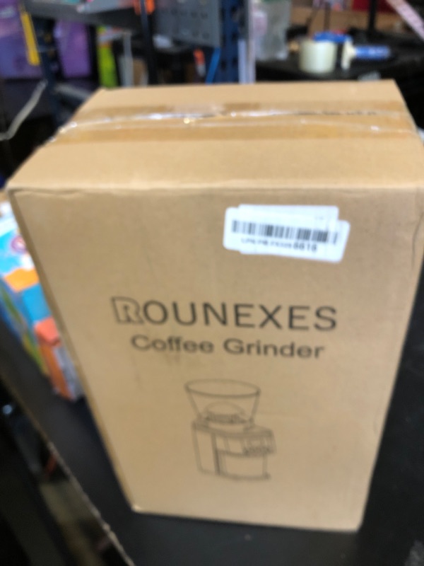 Photo 1 of Conical Burr Coffee Grinder, Electric Coffee Grinder with Adjustable Settings, Conical Burr Mill with Easy-Clean Design – for Espresso, Drip, French Press & Cold Brew