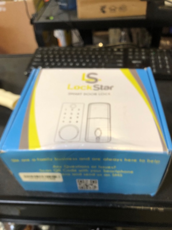 Photo 1 of LOCKSTAR® Smart Door Lock • Keyless Entry Deadbolt Door Lock • Multiple Entry Methods – APP • Fingerprint Touch ID • Keypad Code • Card FOB • Traditional Key • Smart Home Devices