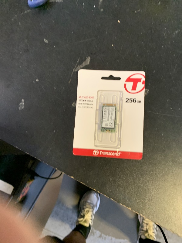Photo 1 of Transcend MTS430 256GB M.2 2242 SATAIII SSD with Dram Cache, Up to 530MB/s, Compatible with Ultrabook/Laptop/PC/Desktop, 3D TLC NAND Flash Internal SSD, LDPC Error Correction, SLC Cache, B+M Key