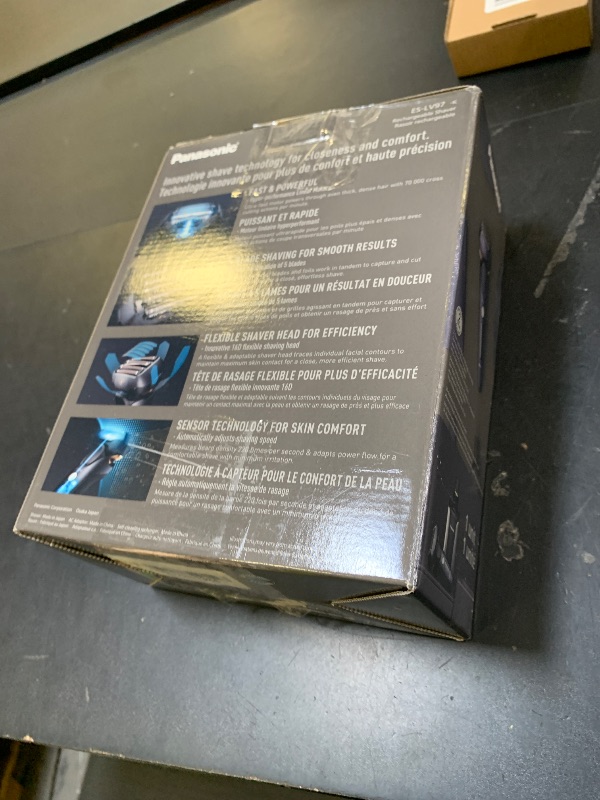 Photo 1 of Panasonic Electric Razor for Men, Electric Shaver for Men, ARC5 with Premium Automatic Cleaning and Charging Station, Wet Dry Shaver, Cordless Razor, with Pop-Up Trimmer ES-LV97-K, Black