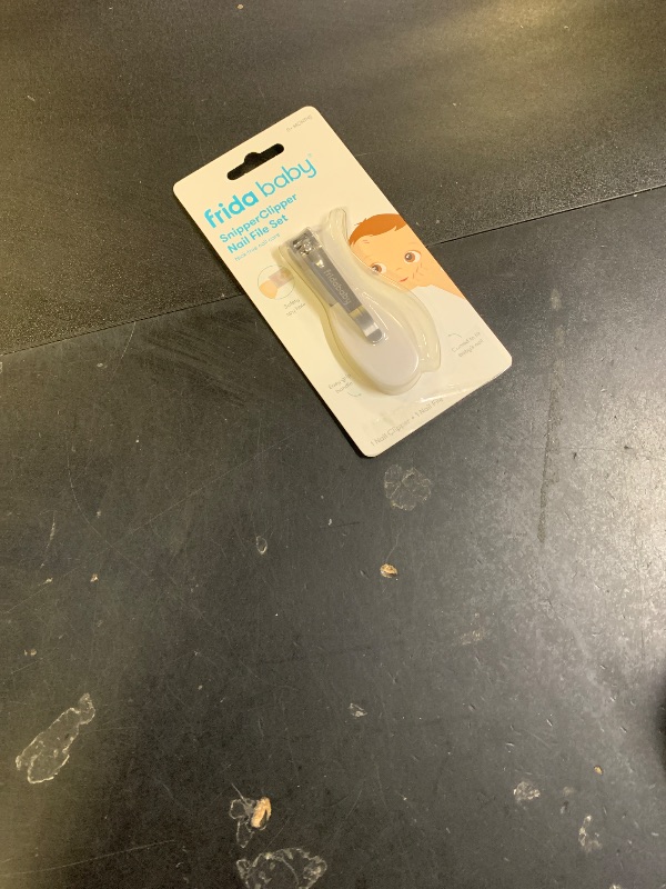 Photo 1 of **CLIPPERS ONLY** Frida Baby NailFrida Baby Nail Clippers for Newborns and Up, Safety Spyhole, Nickel Free, Curved Clipper to Fit Babies Nails
