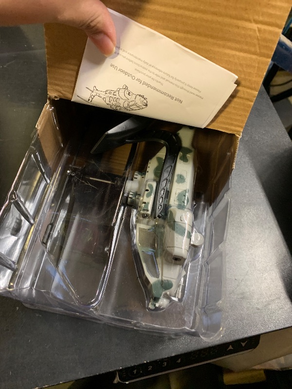 Photo 1 of LM19-F Army Apache RC Helicopter with 10 Missiles, 2.4GHz Remote Control Helicopter, Military Helicopter for Beginners and Adults, LED Lights, Altitude Hold, One-Key Take Off, Indoor Friendly