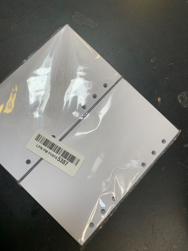 Photo 1 of (2 Packs) A6 Binder Paper for Filofax Personal Planner, A6 Refill Paper, White 100gsm Blank Pages, 6 Hole Punched, Total 200 Sheets/400 Pages, 3.75 x 6.75 Inch