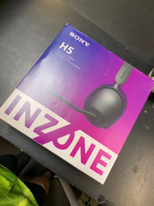 Photo 1 of Sony INZONE H5 Wireless Gaming Headset, 360 Spatial Sound, Works with PC, PS5, 28 Hour Battery, 2.4Ghz Wireless and 3.5mm Audio Jack, WH-G500 Black1067033134
