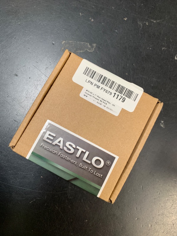 Photo 1 of #10-32 x 1 Pan Head Machine Screws Black, Phillips Drive, 304 Stainless Steel 18-8, Black Oxide Coated Finish, Corrosion Resistant Round Head Machine Screws, Full Thread, Coarse Thread, 50 PCS