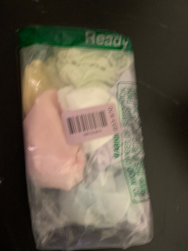 Photo 1 of EPEIUS Baby Lace Socks Newborn Girl Eyelet Ruffle Socks Infant Toddler Dress Crew Sox 0-6/6-12/12-24 Months Neutral Pastels 6 Pack S