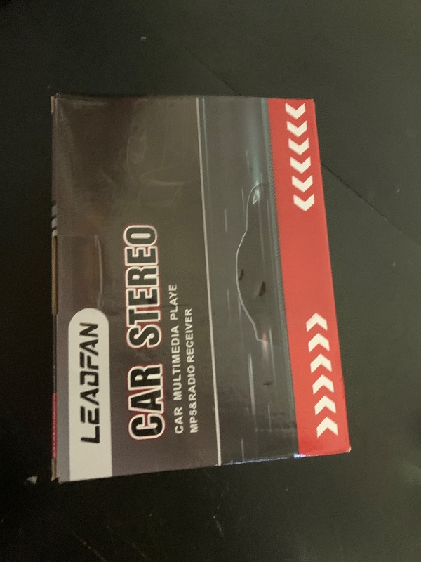 Photo 1 of Leadfan Double Din Car Stereo Radio Support Apple Carplay&Android Auto, 7inch HD Touchscreen Double Din Radio with Bluetooth, Car Audio Receivers, Camera, MirrorLink, FM Radio, 2 USB/TF/AUX/Subwoofer