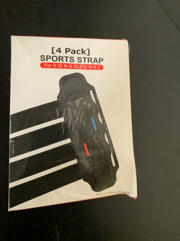 Photo 1 of [4 Pack ] Leg Strap for Nintendo Switch 2/1, for Ring Fit Adventure/Sports Play Soccer, Compatible with Joy Cons 2 Switch OLED Controller Game Accessories, Adjustable Elastic Strap,2 Size for Adults & Children