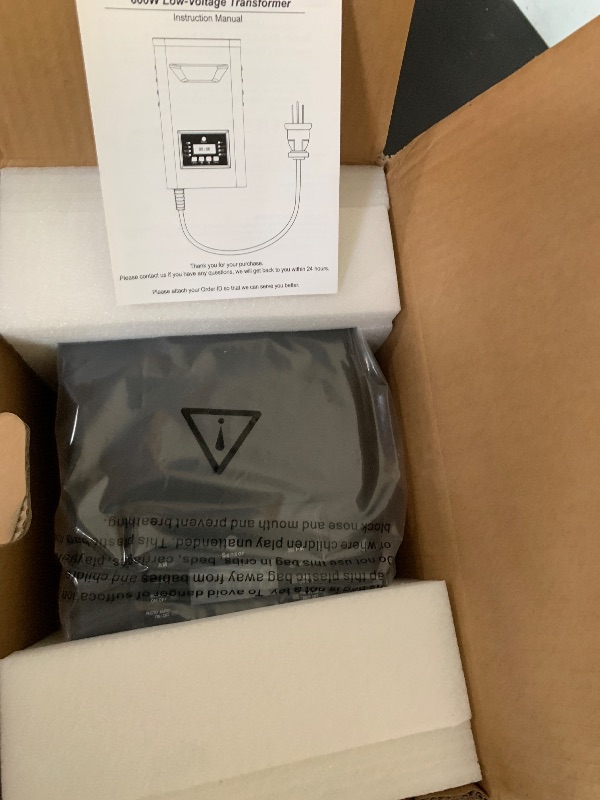 Photo 1 of LoyeeBlis 600W Low Voltage Landscape Transformer with Timer & Photocell for Landscape Lighting, 120V to 12V/15VAC, Stainless Steel, Weatherproof for Outdoor Landscape Lights,Yard Lights,Garden Lights