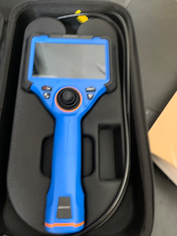 Photo 1 of BORESOEIL 360° Articulating Borescope, 5.0FT 0.25in HD 1080P Flexible Snake Camera with Light, 5" IPS Screen for Plumbing & Machinery Inspection, Waterproof Endoscope