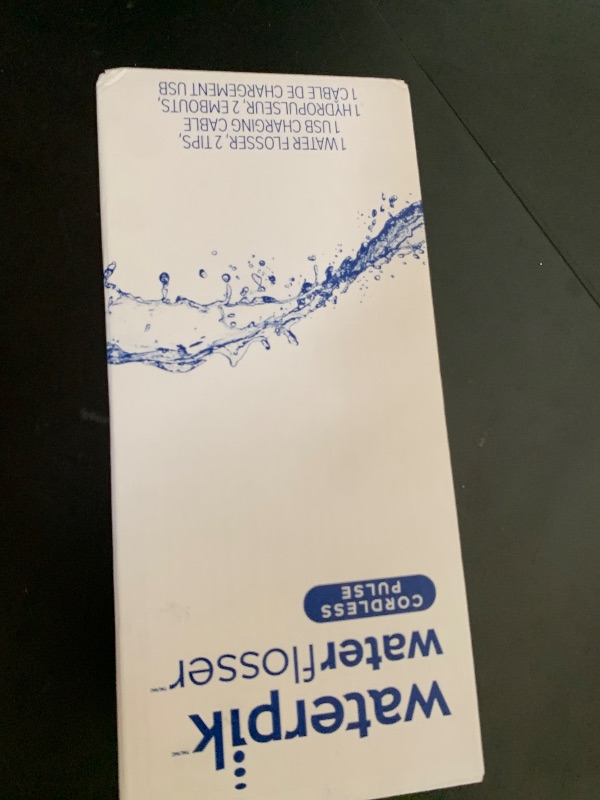 Photo 1 of Waterpik Cordless Pulse 3100 Rechargeable Portable Water Flosser for Teeth, Gums, Braces Care and Travel with 2 Flossing Tips, Waterproof for Shower Use, ADA Accepted, WF-20 Blue, Amazon Exclusive