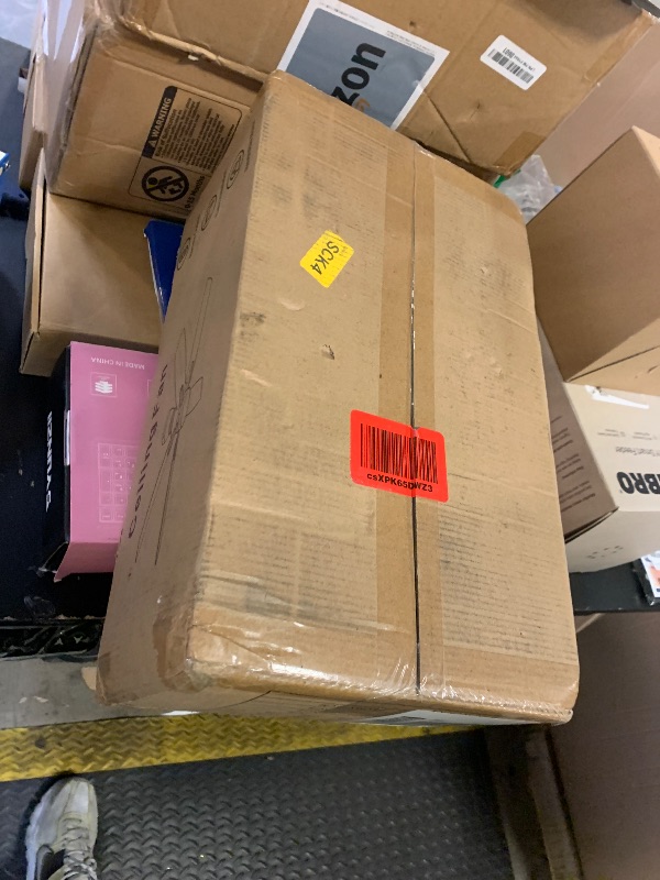 Photo 1 of Ohniyou Ceiling Fans with Lights, 42'' Low Profile Ceiling Fan with Light and Remote/APP Control, Modern Flush Mount Ceiling Fan for Indoor Bedroom Kitchen, Dimmable, Qiuet DC Motor, White