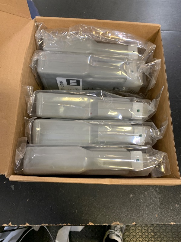 Photo 1 of Lezzo PFI-320 Ink Tank Set 300ml 5-Pack PFI-320MBK PFI-320BK PFI-320C PFI-320M PFI-320Y Replacement for Canon PFI-320 PFI320 Ink for ImagePROGRAF TM-200 TM-205 TM-300 TM-305 Printer Pigment Ink