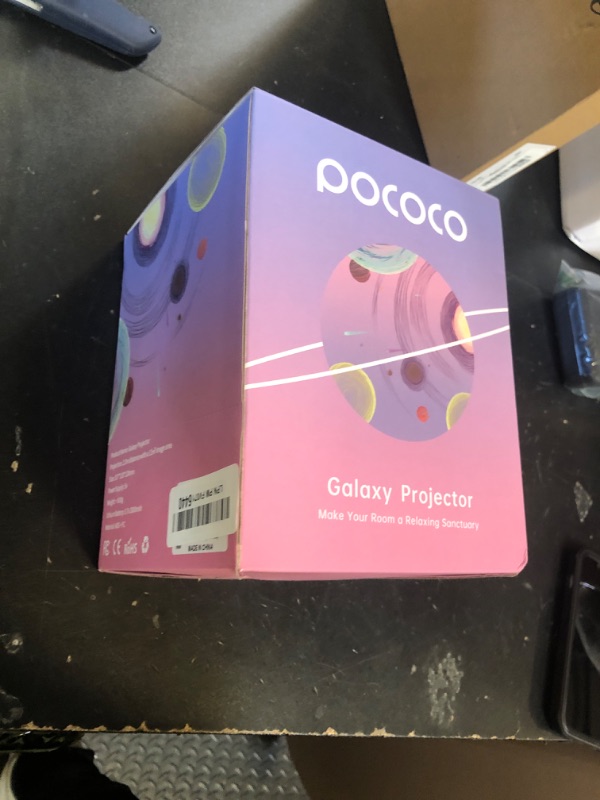 Photo 1 of POCOCO Galaxy Star Projector with 2M-Pixel Lens & 5K Discs | Home Planetarium Projector for Relaxation, Study, and Sleep Aid | Includes 2 Films | Ideal Gift