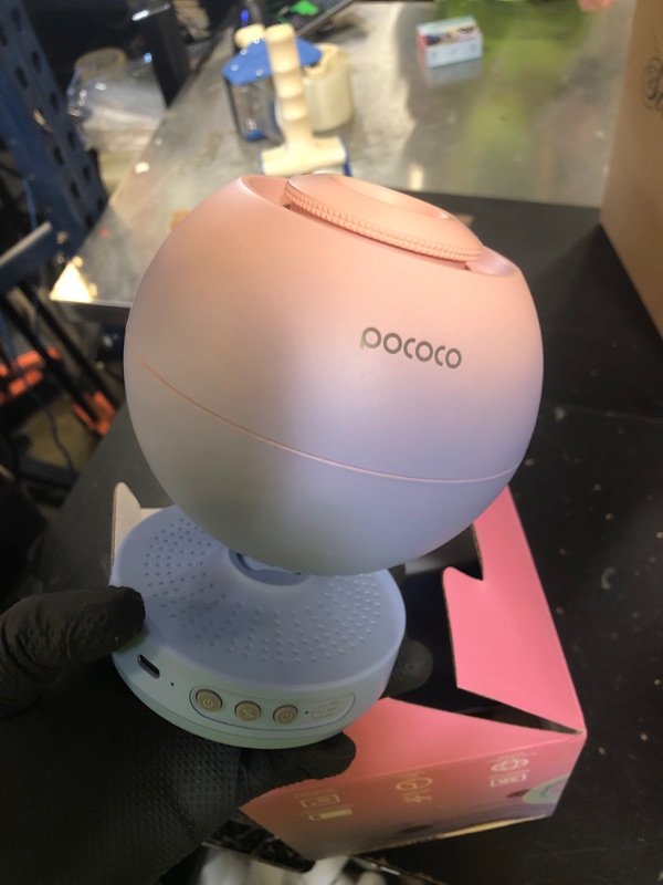 Photo 1 of POCOCO Galaxy Star Projector with 2M-Pixel Lens & 5K Discs | Home Planetarium Projector for Relaxation, Study, and Sleep Aid | Includes 2 Films | Ideal Gift